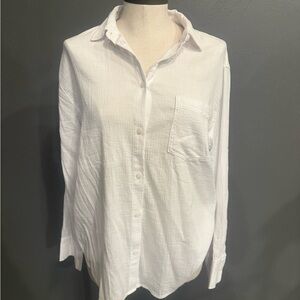 J. Crew White Button Down Shirt